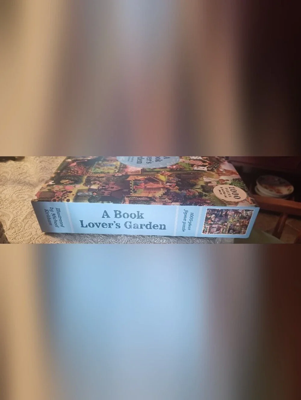 A Book Lover's Garden 1000-Piece Jigsaw Puzzle - Multicolor